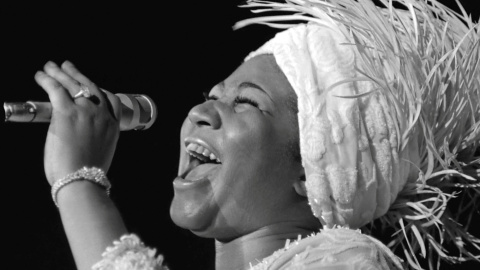 Aretha Franklin en el Cesar Palace en  Las Vegas (Nevada, EEUU), en junio de 1969. REUTERS