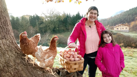 Iratxe Martínez, presidenta de la asociación de mujeres rurales Landa XXI. PÚBLICO