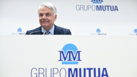 El presidente del Grupo Mutua Madrileña, Ignacio Garralda, en la presentación de los resultados de la entidad correspondientes al ejercicio 2021,. E.P./Gustavo Valiente