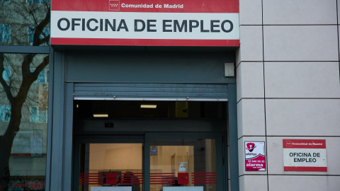 Una oficina del Servicio Público de Empleo Estatal (SEPE) en la calle de Méndez Álvaro, a 3 de enero de 2023, en Madrid