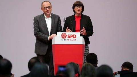 Convención del SDP alemán. EFE/EPA/FOCKE STRANGMANN