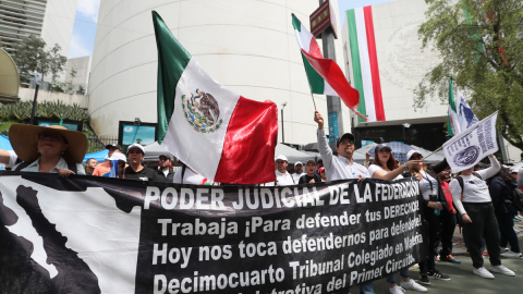 Protesta judicial en México