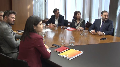 PSOE y ERC constatan "avances para encauzar el conflicto" en CataluÃ±a