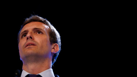 Pablo Casado, tras su elección como presidente del PP. REUTERS/Javier Barbancho