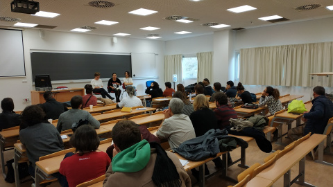 09/12/2019 - Acto de la Cumbre Social del clima en la Universidad Complutense de Madrid. / GUILLERMO MARTÍNEZ