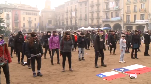 Performance "Un violador en tu camino" a Vic aquest cap de setmana a la Plaça Major.