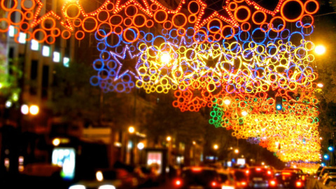 Iluminación Navideña en la ciudad de Madrid. / Flickr