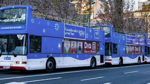 Imagen de archivo de los autobuses de Naviluz./ Ayuntamiento de Madrid