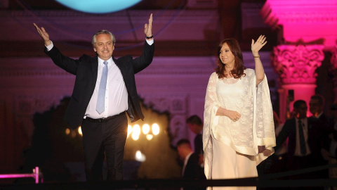 10/12/2019.- El Presidente Alberto Fernández (i) y la Vicepresidenta Cristina Fernández de Kirchner (d). / EFE - ENRIQUE GARCÍA MEDINA