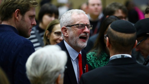 El líder del Partido Laborista Jeremy Corbyn tras los resultados electorales.REUTERS