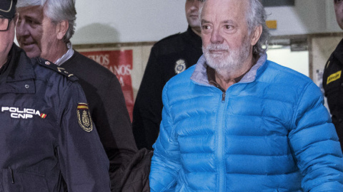 Bartolomé Cursach, bajo custodia policial cuando estaba en prisión preventiva. CATI CALDERA / EFE