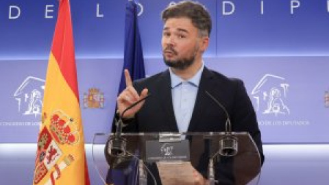 Rufián ve lógica la destitución de Esteban, pero avisa: "Si creen que esto es para contentar a ERC se equivocan"