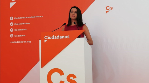 La líder de Ciudadanos en Cataluña, Inés Arrimadas. EUROPA PRESS