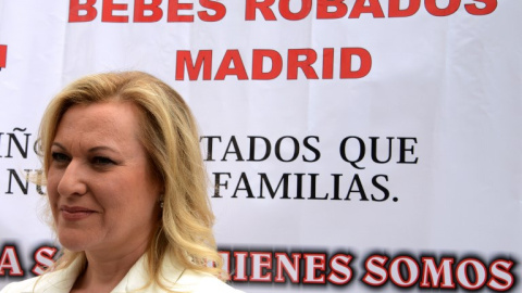 Inés Madrigal, presidenta de la Asociación de Bebés Robados de Murcia. AFP/Dominique Faget