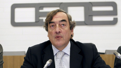 El presidente de CEOE, Joan Rosell. EFE