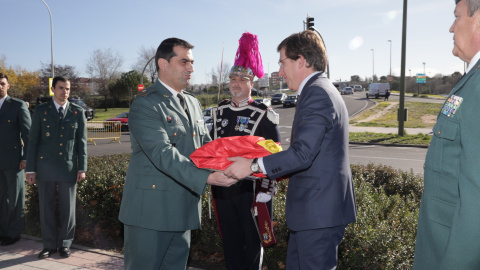 José Luis Martínez-Almeida en un acto de homenaje a la Guardia Civil celebrado en Fuencarral-El Pardo. / Ayuntamiento de Madrid