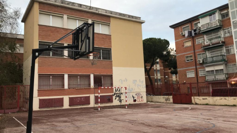 colegio público Manuel Bartolomé Cossío, en el distrito de Latina