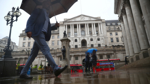 La sede del banco de Inglaterra (BoE, en sus siglás en inglés), en la City londinense.. REUTERS/ Hannah McKay