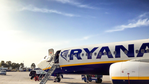 Un avión de Ryanair.