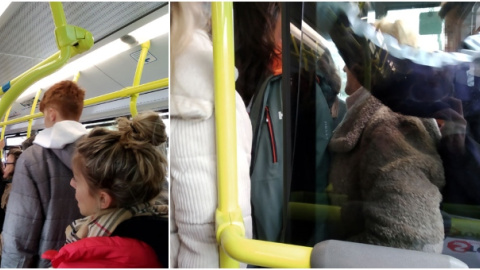 La Asociación de Vecinos de Carabanchel Alto denuncia las aglomeraciones en el bus 34 de la EMT. / H. M.