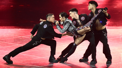 14/05/2022 La cantante Chanel, durante su actuación en la final de Eurovisión celebrada en Turín (Italia)