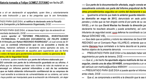 Declaración Gómez Zotano