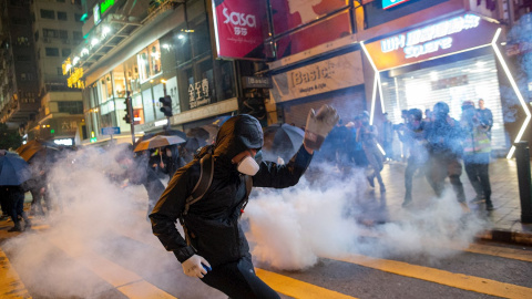 Manifestación en las calles de Hong Kong. / EFE