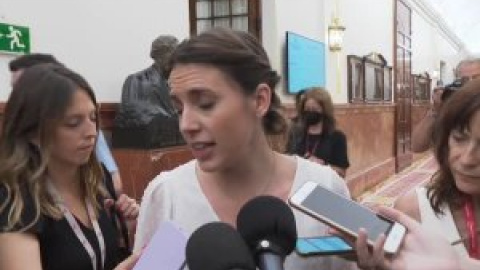 Irene Montero se muestra "bastante preocupada" con la tramitación de la ley del 'solo sí es sí'