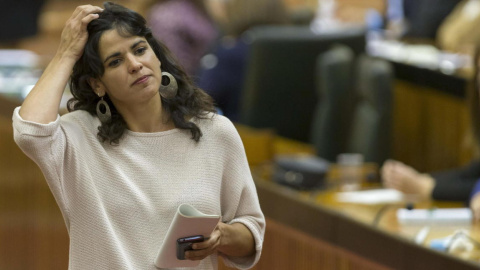 La secretaria general de Podemos en Andalucía, Teresa Rodríguez. - EFE