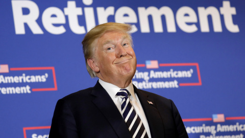 El presidente de EEUU, Donald Trump, durante un acto en Charlotte. /REUTERS