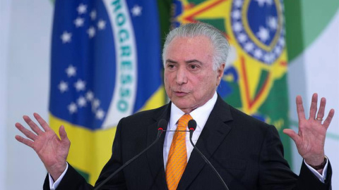 El presidente de Brasil, Michel Temer, en una imagen reciente. (JOÉDSON ALVES | EFE)