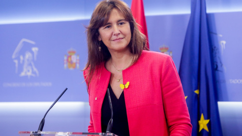 Imagen de archivo de la portavoz de Junts per Cat, Laura Borràs. EUROPA PRESS