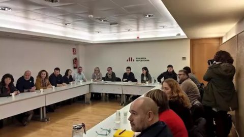 Reciente reunión de la Ejecutiva de ERC - EUROPA PRESS