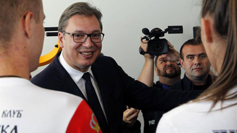 El presidente de Serbia, Aleksandar Vucic.- EFE