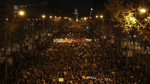 Marcha por el Clima en Madrid. / EFE