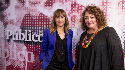 Ana Pardo de Vera, directora corporativa y de relaciones institucionales del diario, y Virginia Pérez Alonso, nueva directora de 'Público'.