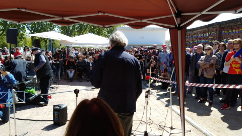 Homenaje a las víctimas del franquismo en La Almudena. MEMORIA Y LIBERTAD