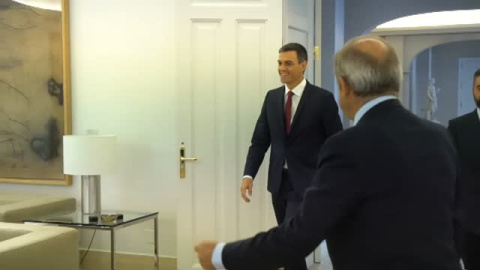 Pedro SÃ¡nchez recibe a Luis Rubiales y a Gianni Infantino en La Moncloa