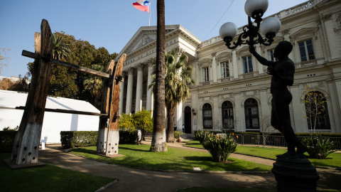 La sede de la Convención Constitucional, organismo encargado de la redacción de la nueva Constitución de Chile