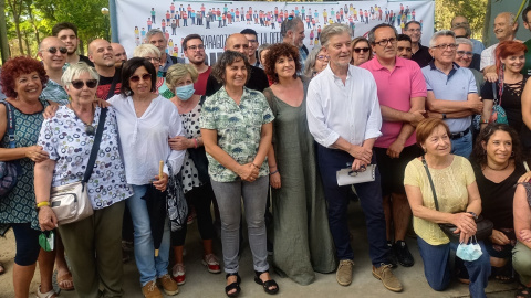 El concejal y exalcalde Pedro Santisteve, que no repetirá como candidato tras ocho años, durante la lectura del llamamiento.