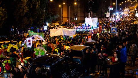 La cabalgata de Hortaleza reúne cada año a miles de asistentes. SANDRA BLANCO