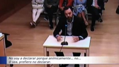 El yerno de la viuda de la CAM rechaza su derecho a la última palabra en el juicio