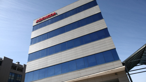 Edificio de la sede de Abengoa en Madrid. E.P./Eduardo Parra