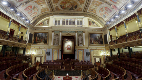 Vista del Hemiciclo del Congreso de los Diputados. REUTERS/Sergio Perez