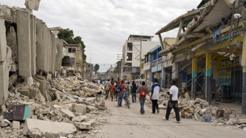 El equipo de Teresa Ortuño desarrolló una herramienta matemática que simula cómo se hubiera podido organizar la distribución de ayuda tras el terremoto de Haití. / UN Photo / Logan Abassi