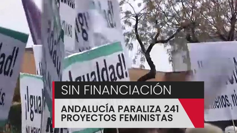 Sin financiaciÃ³n: AndalucÃ­a paraliza 241 proyectos feministas