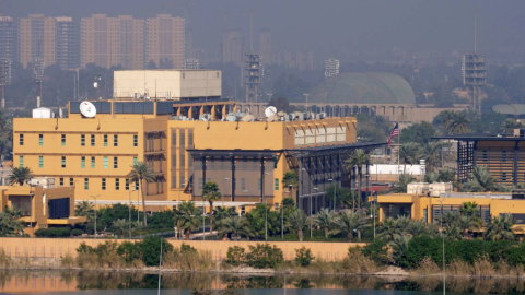 Vista general de la embajada de EEUU, situada en la Zona Verde de Bagdad (Irak). /REUTERS