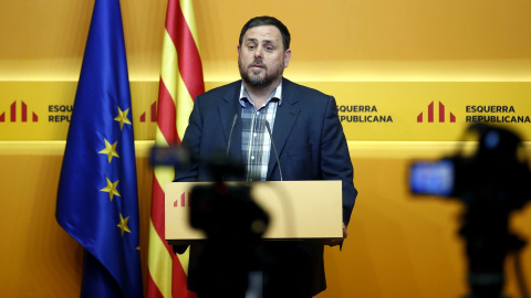 El líder de ERC, Oriol Junqueras, actualmente en prisión provisional por el 'procés', en una imagen de archivo. EFE