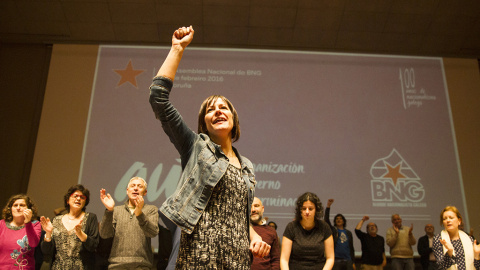 30/5/22 Ana Pontón, el día en que fue elegida portavoz nacional do BNG (2016).