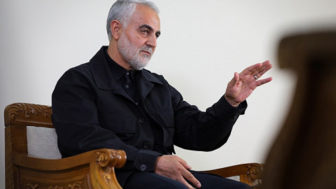 Imagen de archivo de Qasem Soleimani, 1 de octubre de 2019.  KHAMENEI.IR